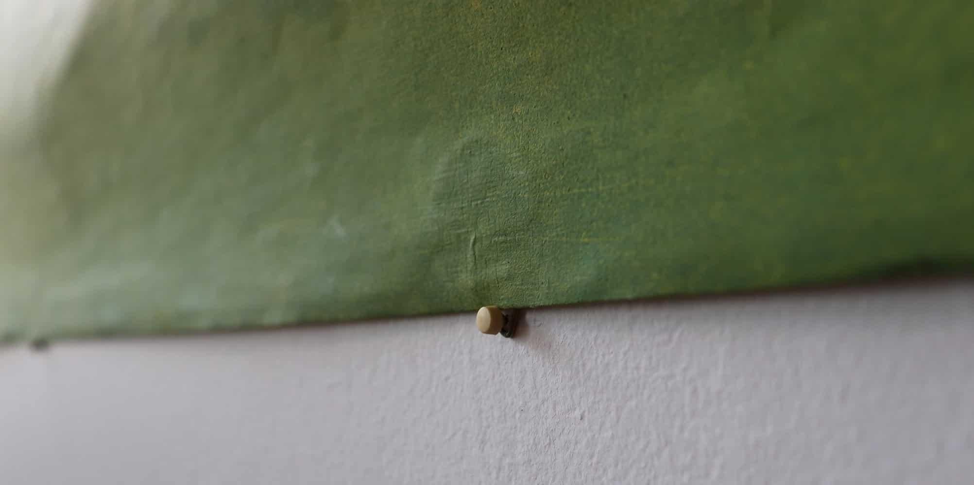 Untitled LX par Greene & Greene - Grande peinture abstraite, tons Vivid, spirituel, vert - Vert Abstract Painting par Elvire Ferle