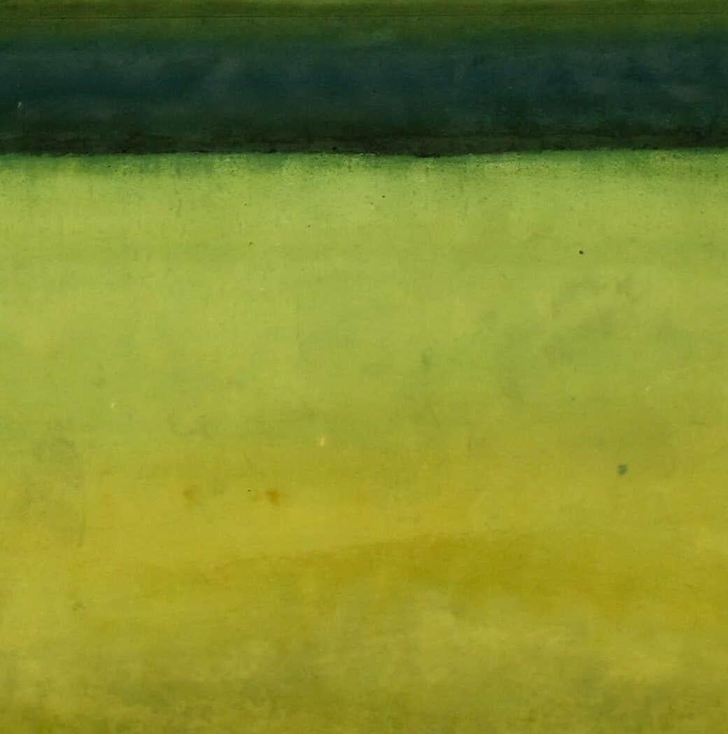 Untitled LX par Greene & Greene - Grande peinture abstraite, tons Vivid, spirituel, vert en vente 3