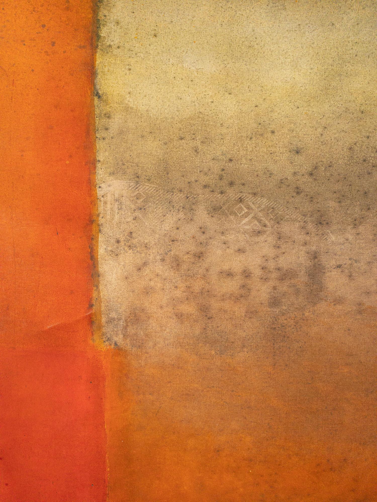 Untitled LXIV by Ferle - Large abstract painting, vivid tones, spiritual, red For Sale 8