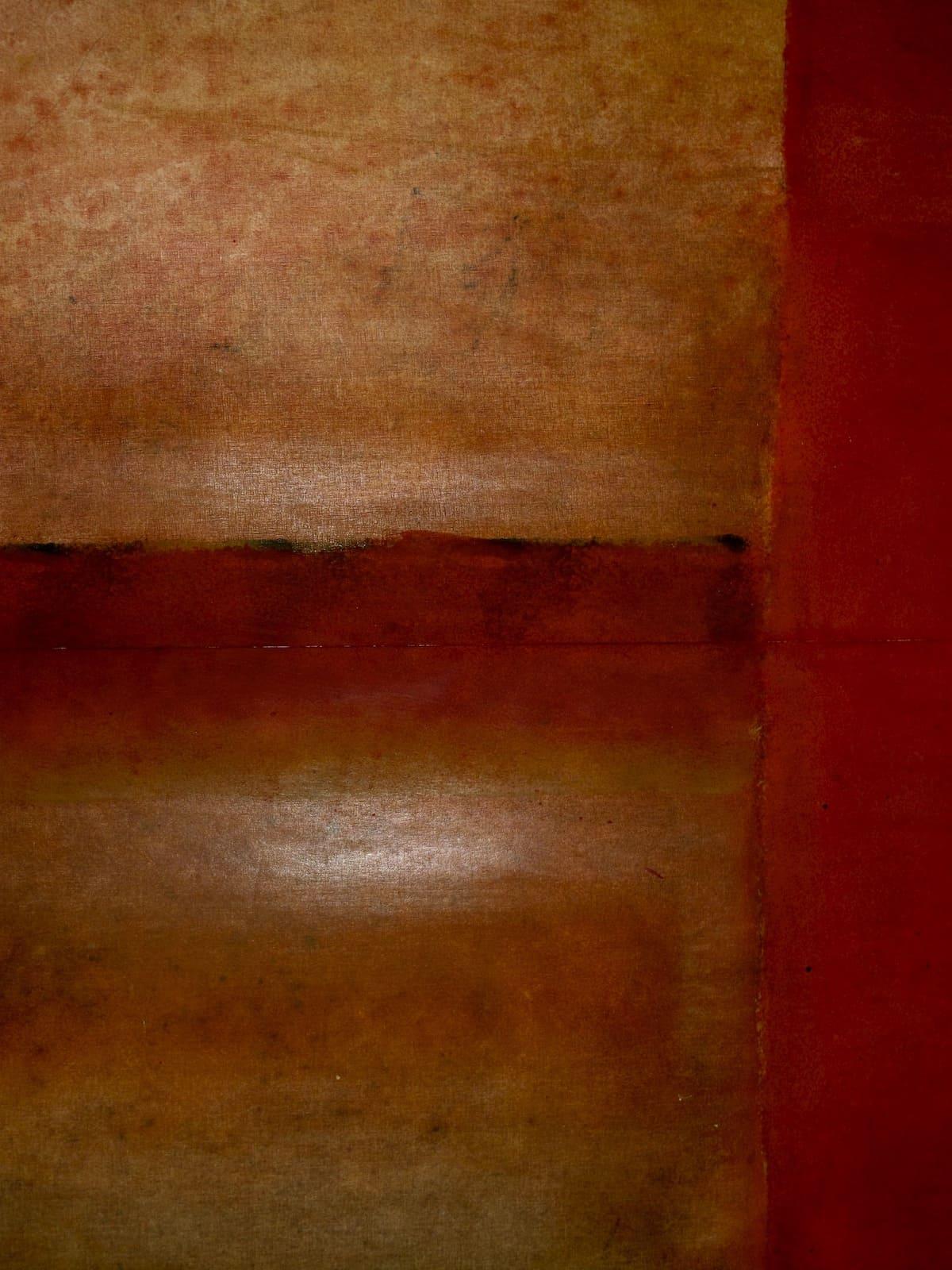 Untitled LXIV by Ferle - Large abstract painting, vivid tones, spiritual, red For Sale 2