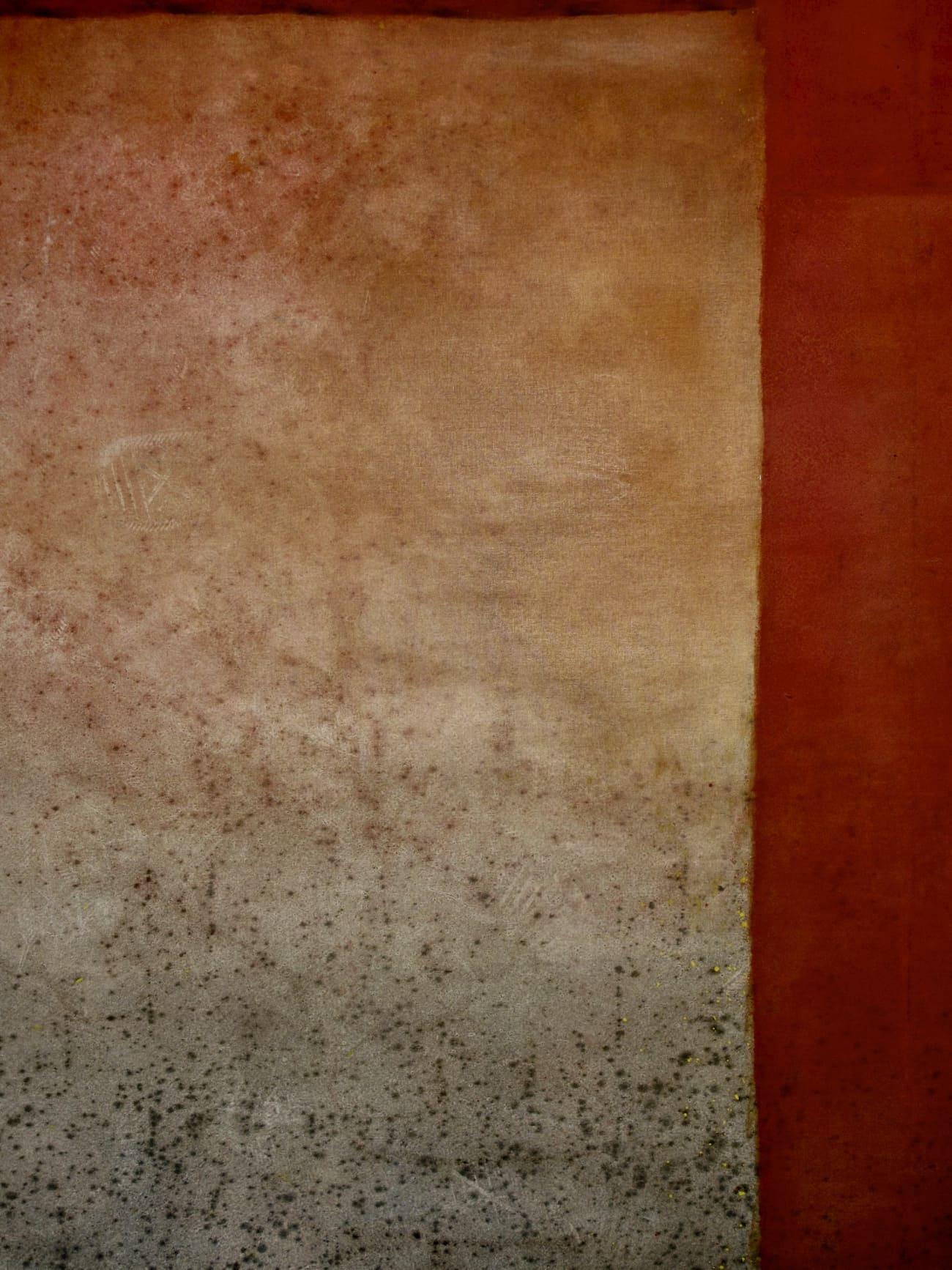 Untitled LXIV by Ferle - Large abstract painting, vivid tones, spiritual, red For Sale 3