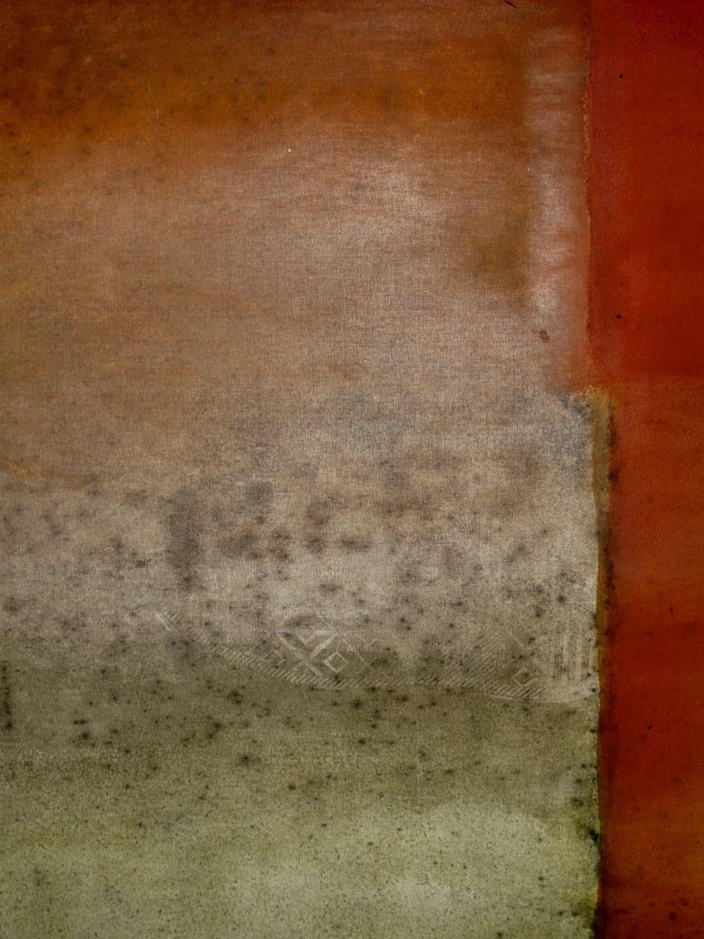 Untitled LXIV by Ferle - Large abstract painting, vivid tones, spiritual, red For Sale 4