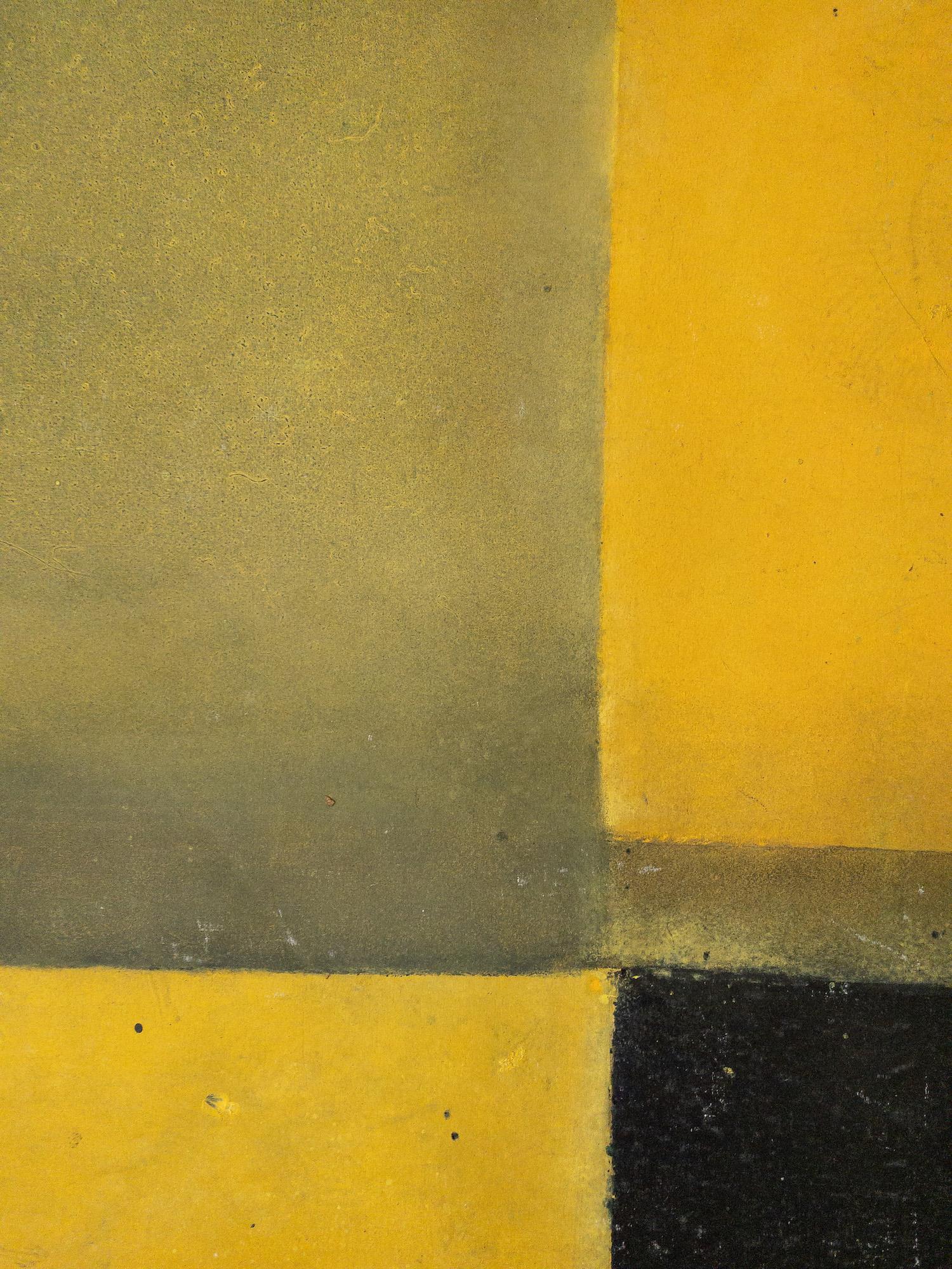 Untitled LXIX by Ferle - Large abstract painting, bright tones, spiritual, green For Sale 4