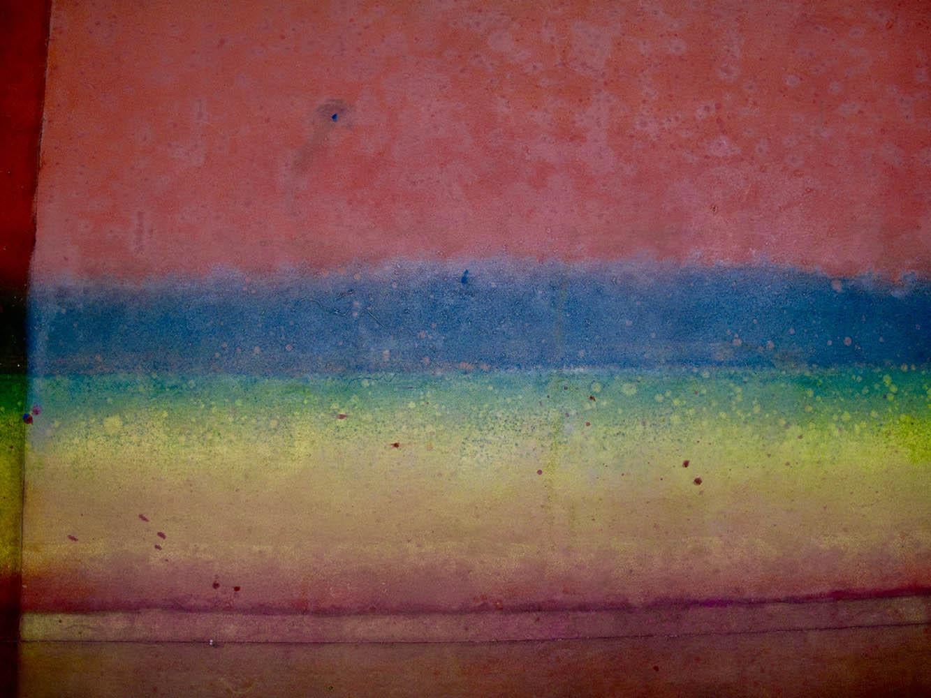 Ohne Titel LXVI von Ferle - Großes abstraktes Gemälde, rot und orange, farbenfroh, farbenfroh im Angebot 2