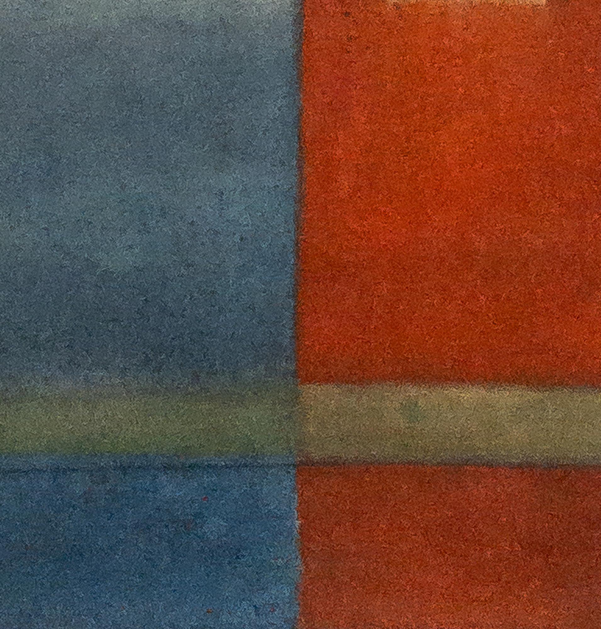 Untitled LXXI is a unique oil on free-standing canvas painting by contemporary artist Ferle, dimensions are 200 cm × 140 cm (78.7 × 55.1 in).
The artwork is signed, sold unframed and comes with a certificate of authenticity.

A viewer would first