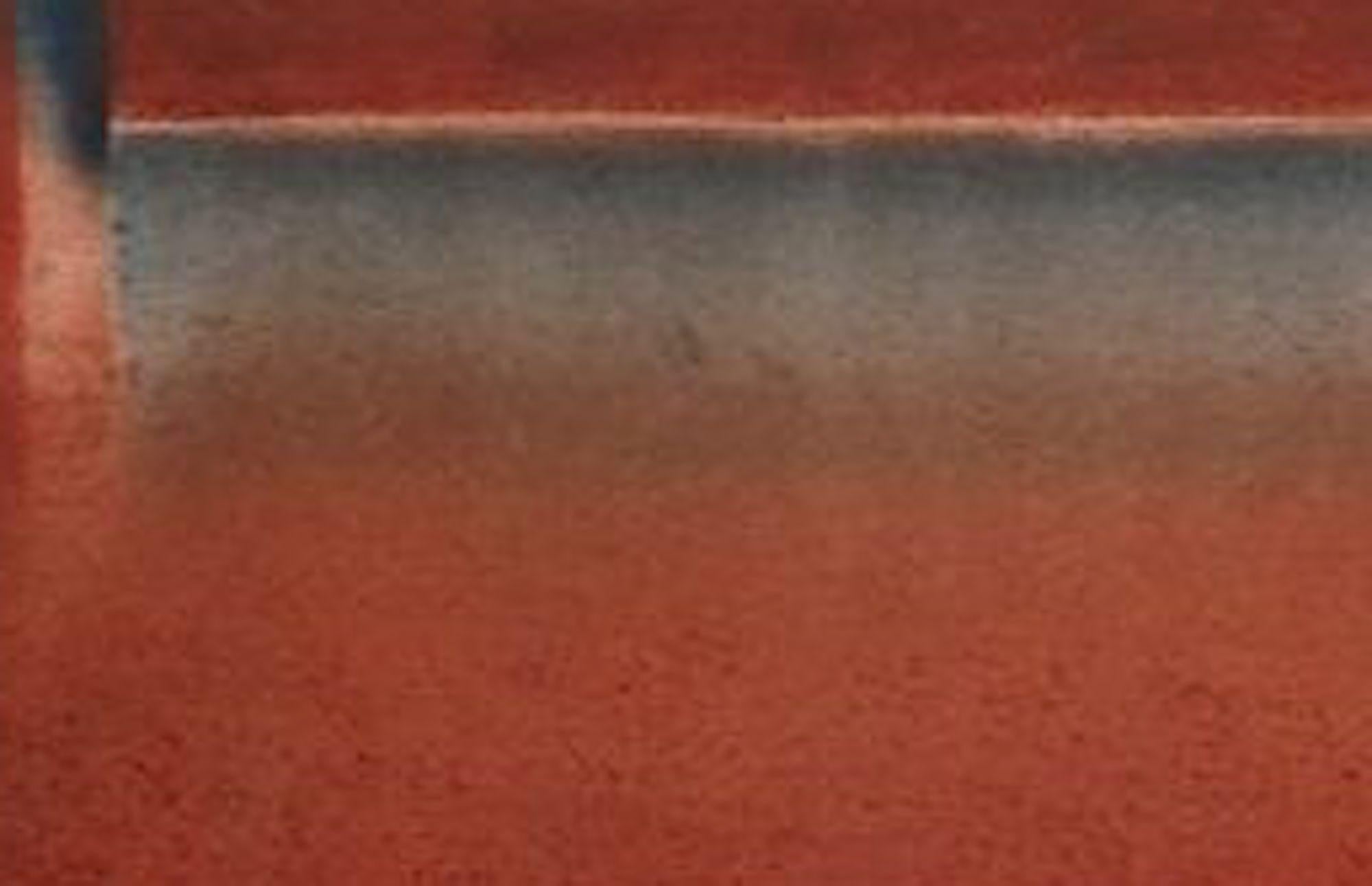 Untitled XII by Ferle - Abstract painting, lines, red and blue tones, spiritual For Sale 1