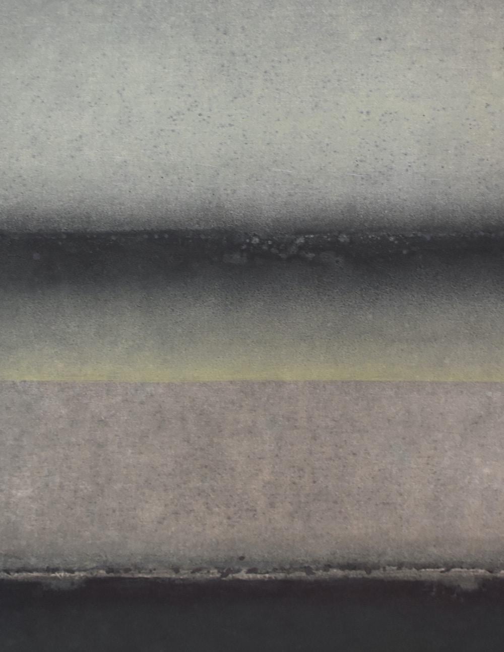 Untitled XIX (Abstract, medium size) by Ferle - Abstract painting, lines, green For Sale 6