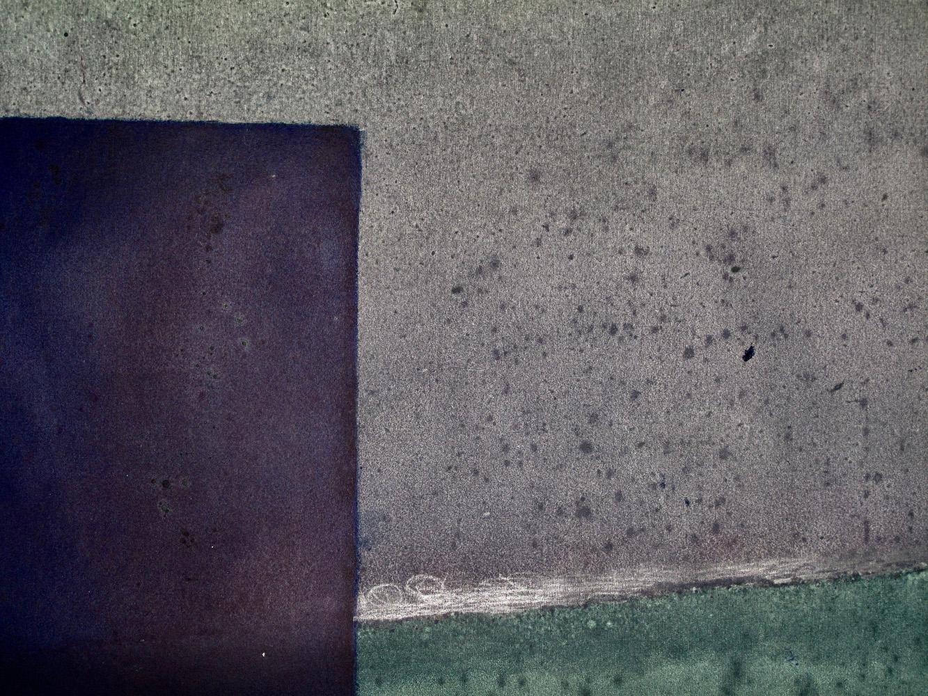 Untitled XLIII by Ferle - Large size abstract painting, dark tones For Sale 1