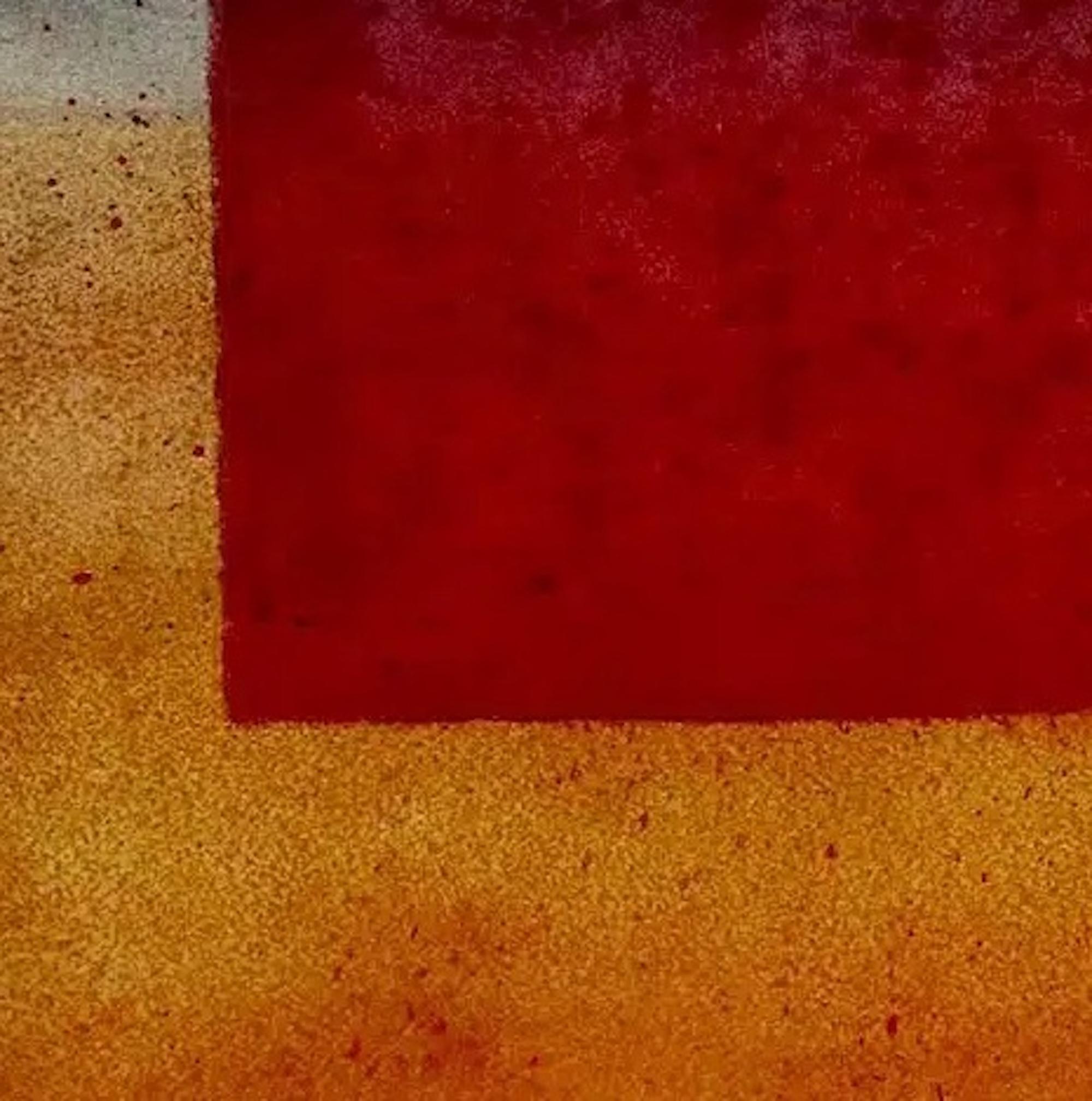 Untitled XXI by Ferle - Abstrakte Malerei, bunt, hell, orange, grau, rot im Angebot 2