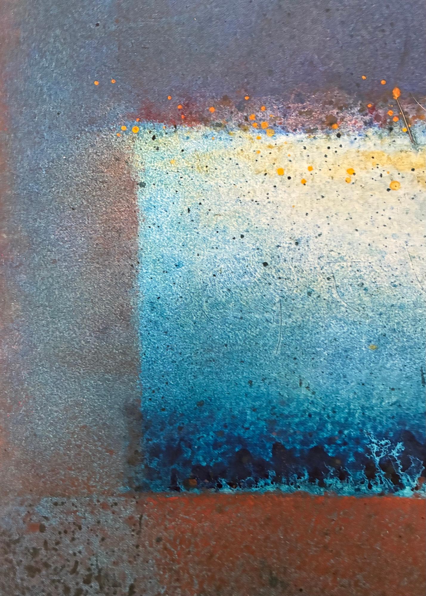 Untitled XXIV (Abstract, medium size) is a unique oil on free-standing canvas painting by contemporary artist Ferle, dimensions are 100 cm x 70 cm (39.4 × 27.6 in). The artwork is signed, sold unframed and comes with a certificate of authenticity.