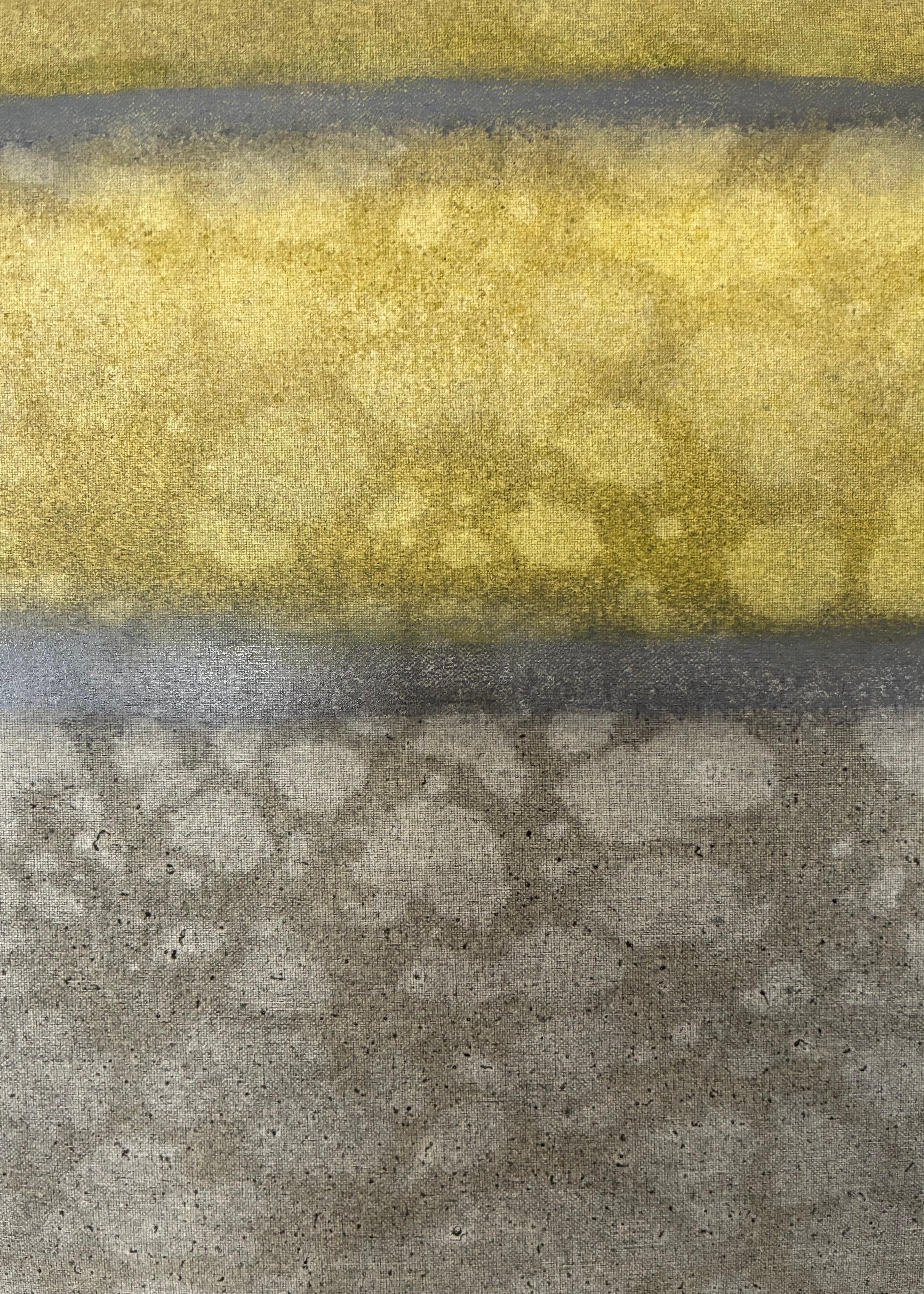 Untitled XXVI (Abstract, medium size) is a unique oil on free-standing canvas painting by contemporary artist Ferle, dimensions are 100 cm x 70 cm (39.4 × 27.6 in). The artwork is signed, sold unframed and comes with a certificate of authenticity.