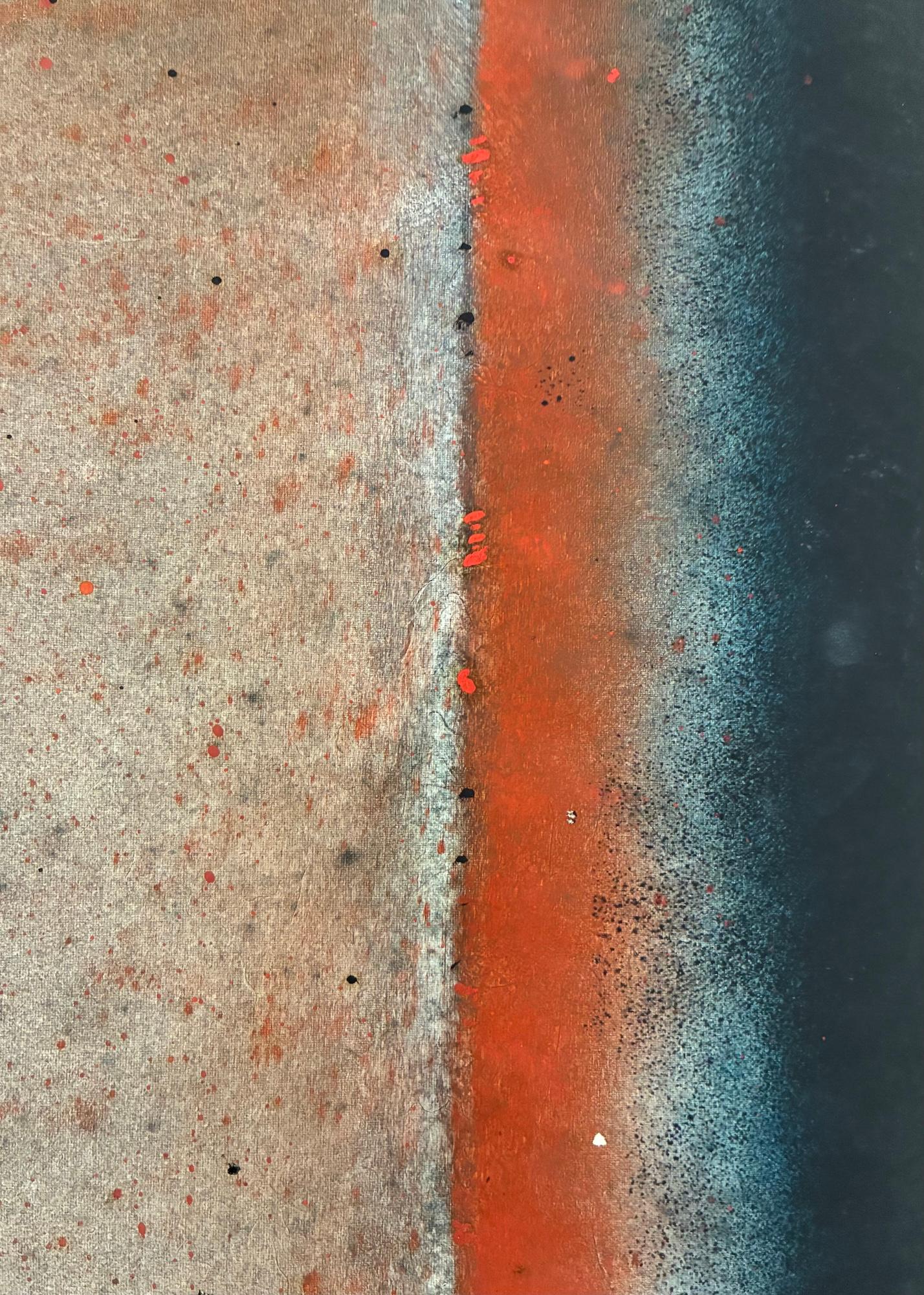 Untitled XXVII, Abstract series (medium size) by Ferle -Abstract painting, lines For Sale 1