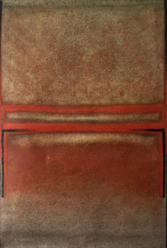 Elvire Ferle - Untitled XXXI di Ferle - Quadro astratto di grandi dimensioni, toni vivaci, spirituali, rossi Untitled XXXI di Ferle - Quadro astratto di grandi dimensioni, toni vivaci, spirituali, rossi