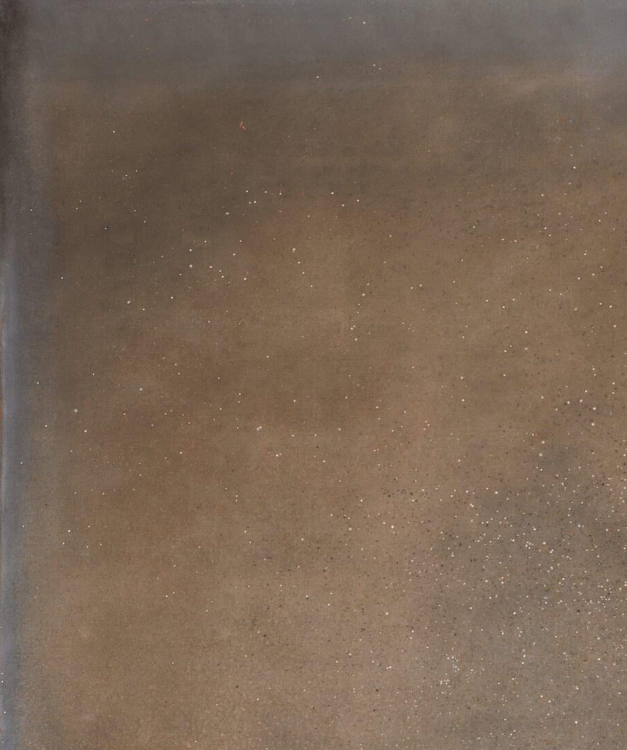 Untitled XXXII by Ferle - Large abstract painting, earth tones, spiritual, red For Sale 5