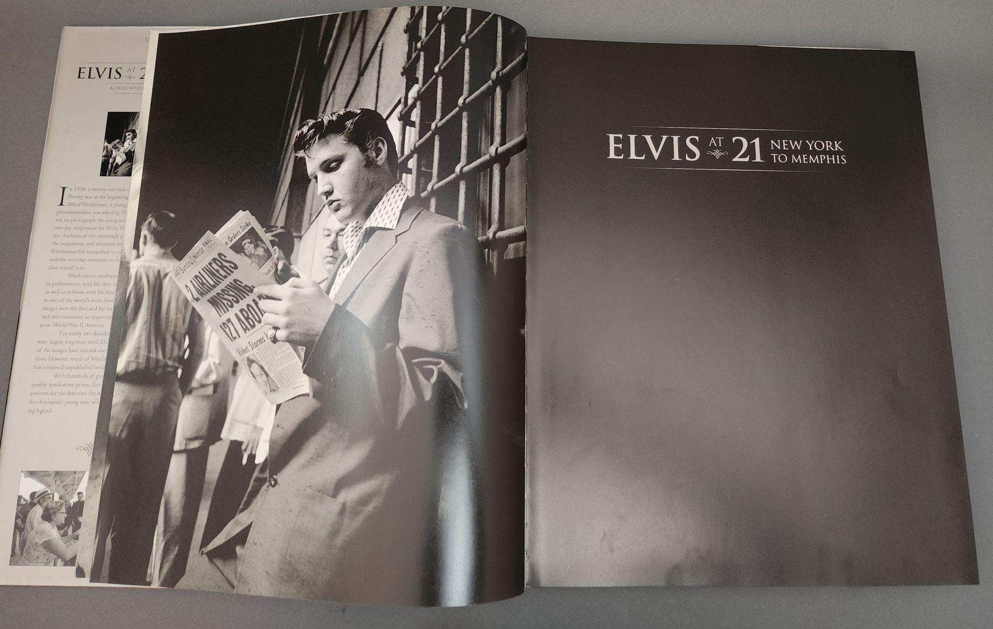 Contemporary Elvis at 21 New York to Memphis 1st Limited Edition Hardcover For Sale