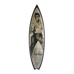 Elvis (carbon) Surfboard after Andy Warhol