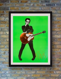 Elvis Costello Stiff Records UK Promo Poster by Barney Bubbles, 1978