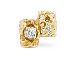 Elvis' Gold and Diamond Nugget Ring