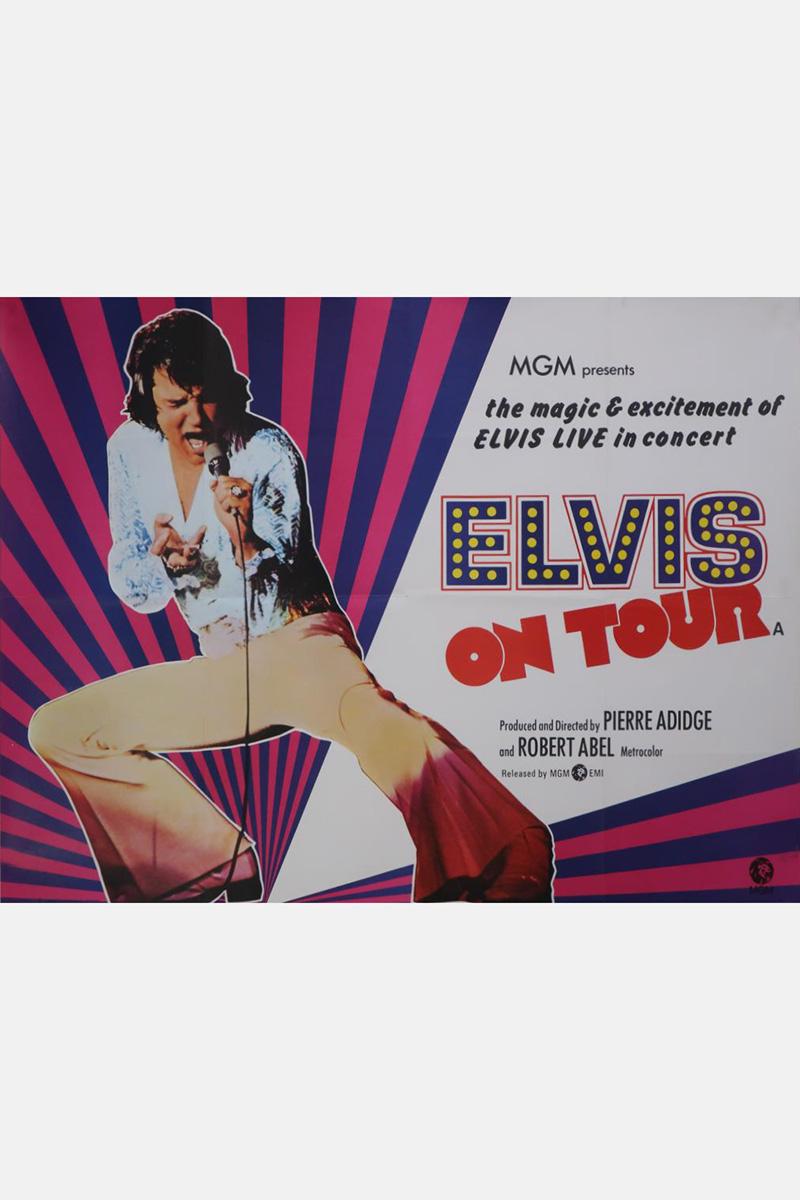 elvis concert poster