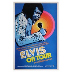 Vintage Elvis on Tour, Unframed Poster, 1972