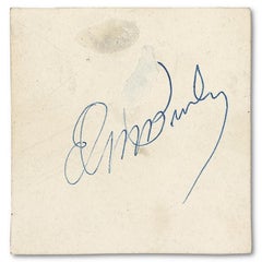 Elvis Presley 1959 Unique Signed Photograph Black And White