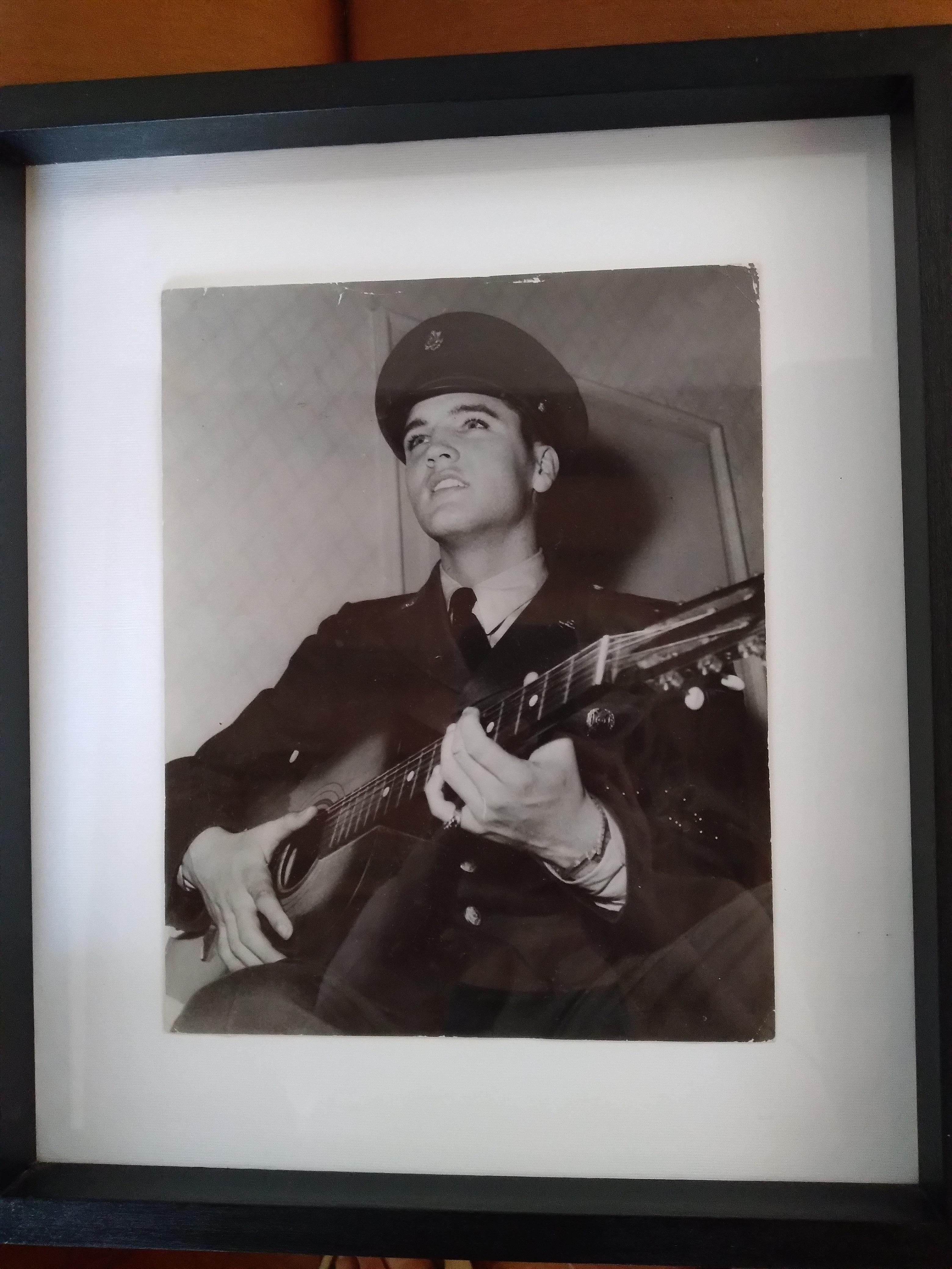 Mid-Century Modern Elvis Presley 2 Albulim Original Photos 1958s