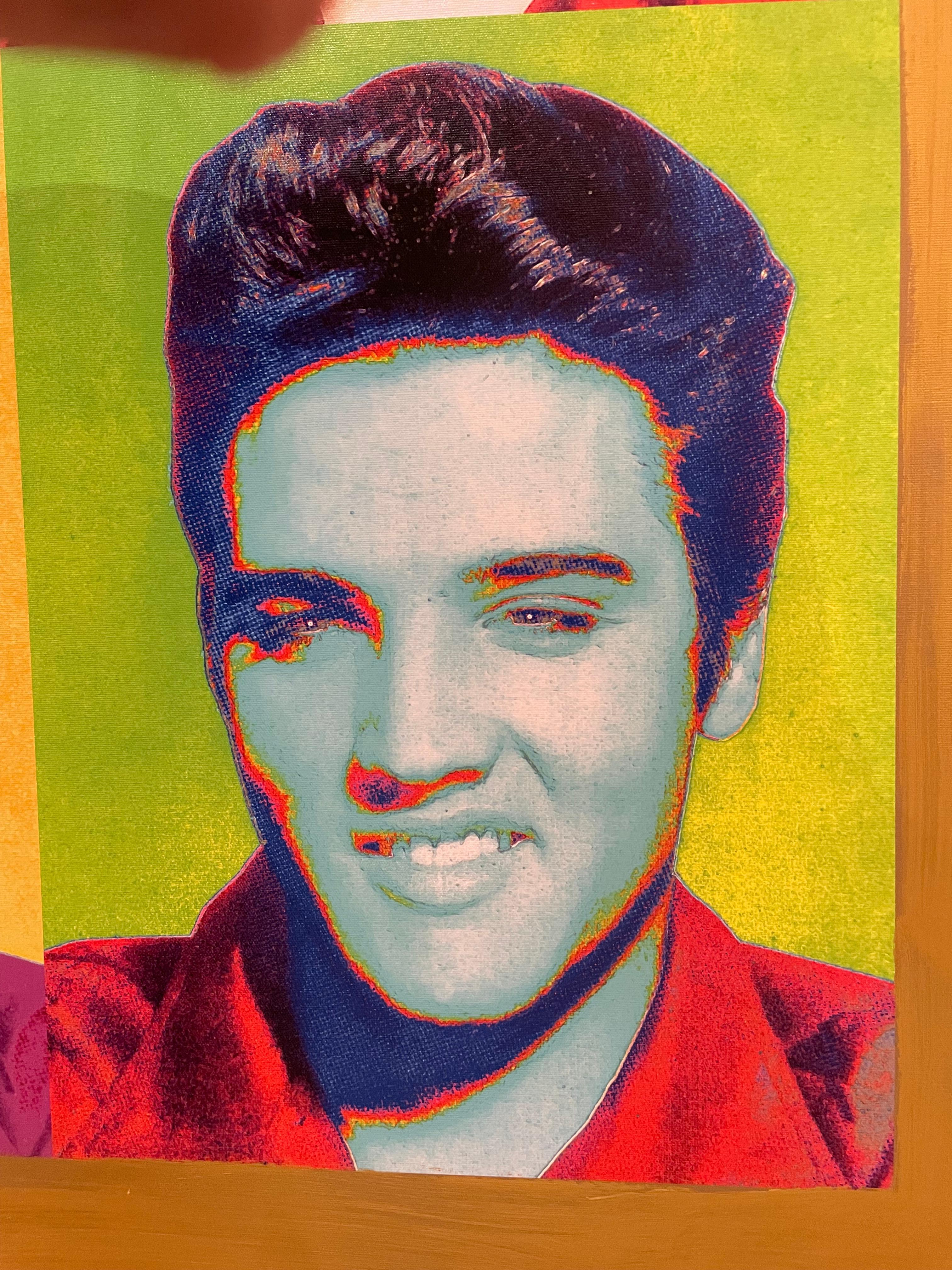 Elvis Presley Giclee sur toile en vente 1
