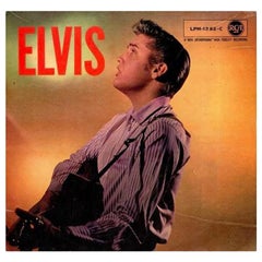 Elvis Presley Rare Twice-Signed 1950s Album Record