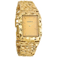 Vintage Elvis Presley's 14 Karat Gold Nugget Watch