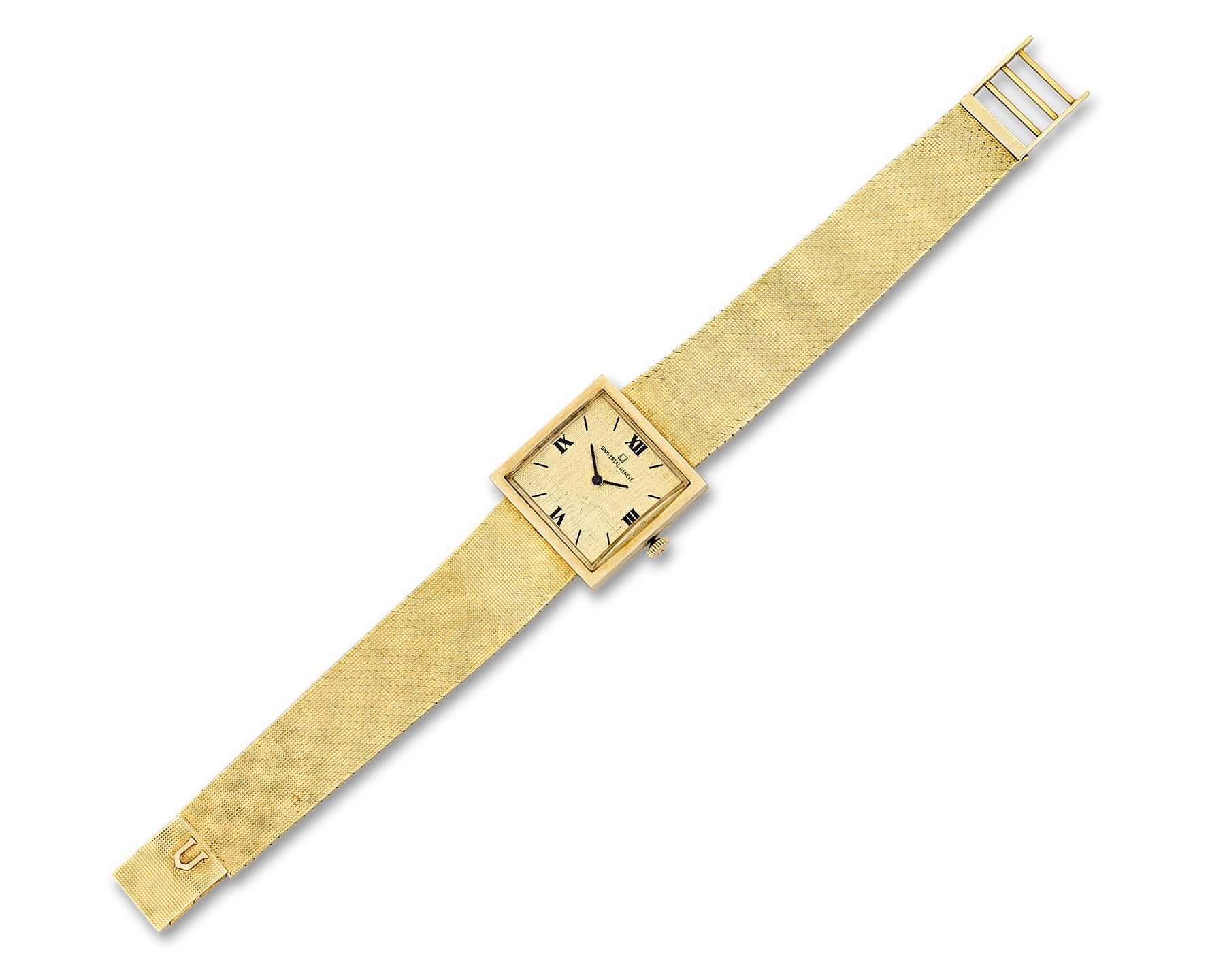 Elvis Presley's 14 Karat Gold Wristwatch at 1stDibs | elvis gold watch ...