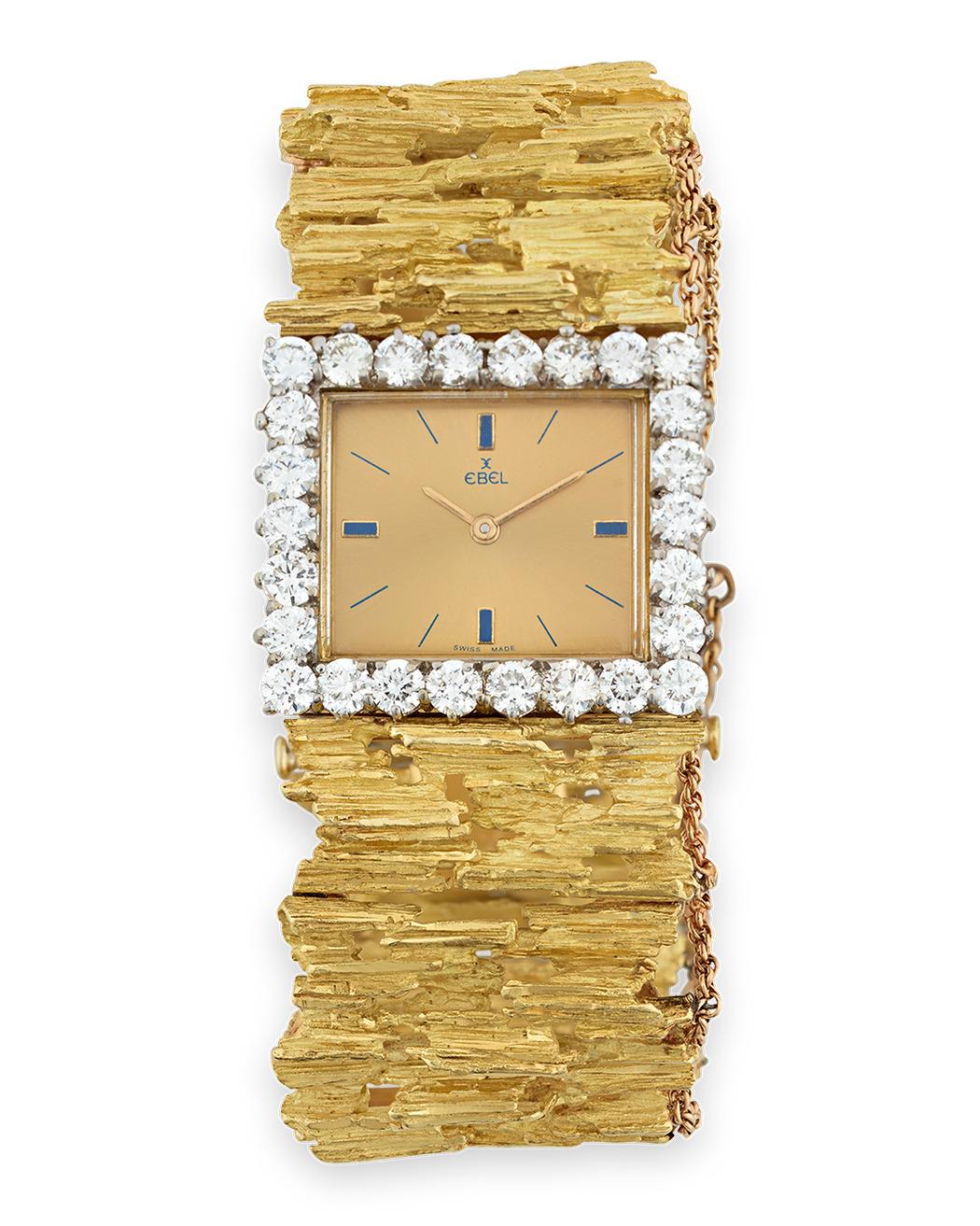 Once worn by the most celebrated cultural icon of the 20th century, this incredible diamond-studded watch was owned by Elvis Presley. The watch was later gifted by Elvis to his close friend and backup singer J.D. Sumner, along with a custom-made