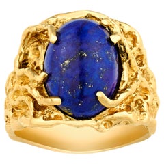 Bague en lapis Stage-Worn d'Elvis