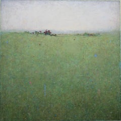 Peinture de paysage abstraite "Haze",