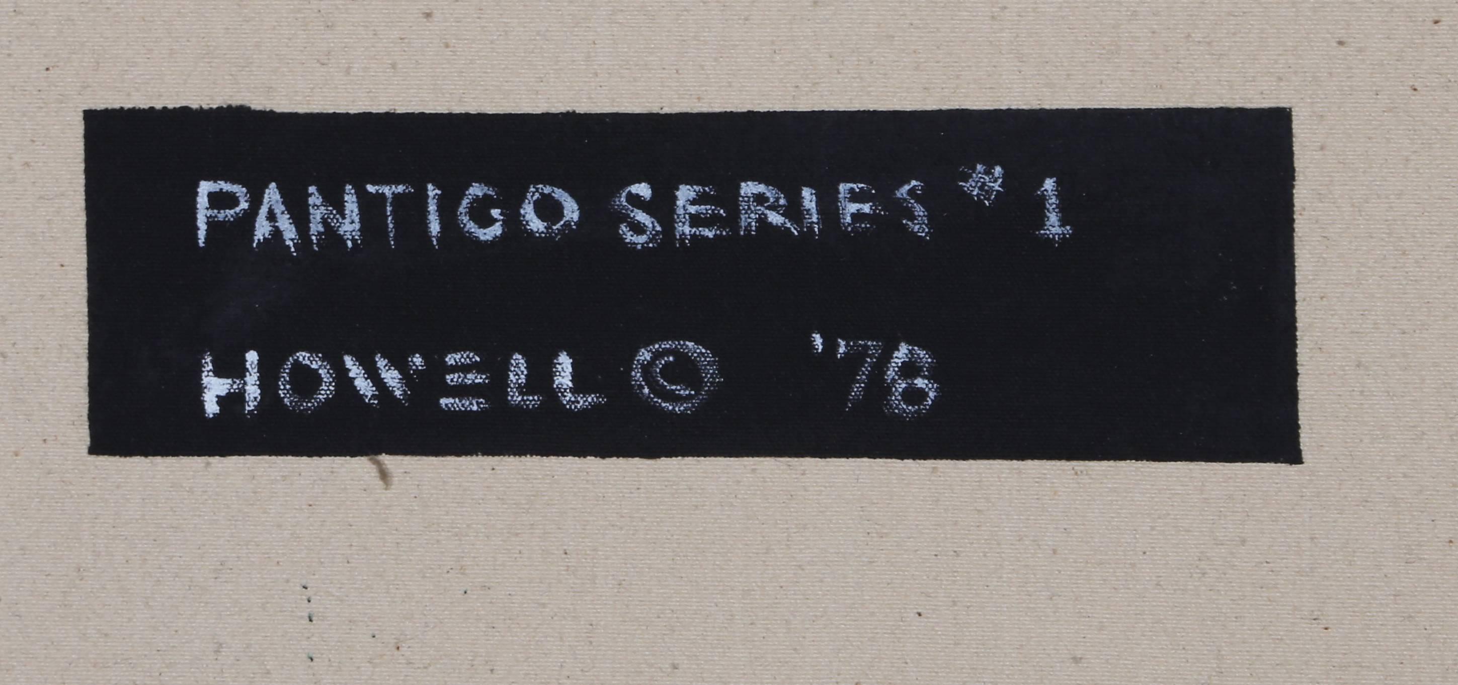 Pantico Serie 1, großes abstraktes expressionistisches Acrylgemälde von Elwood Howell im Angebot 2