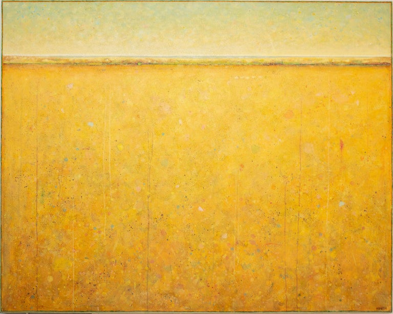 Elwood Howell Two Green Hearts Minimalist Abstract