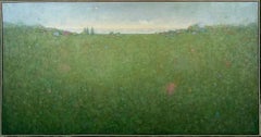 "Viridis, " Abstract Landscape Painting