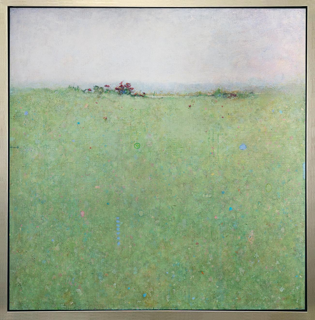 Elwood Howell Abstract Print - "Haze, " Limited Edition Giclee Print, 53" x 53"