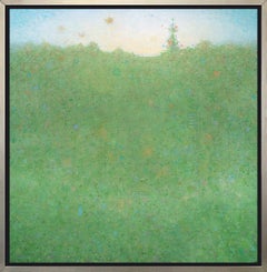 "Springtime, " Framed Limited Edition Giclee Print, 36" x 36"