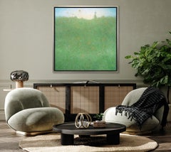 "Springtime, " Framed Limited Edition Giclee Print, 53" x 53"