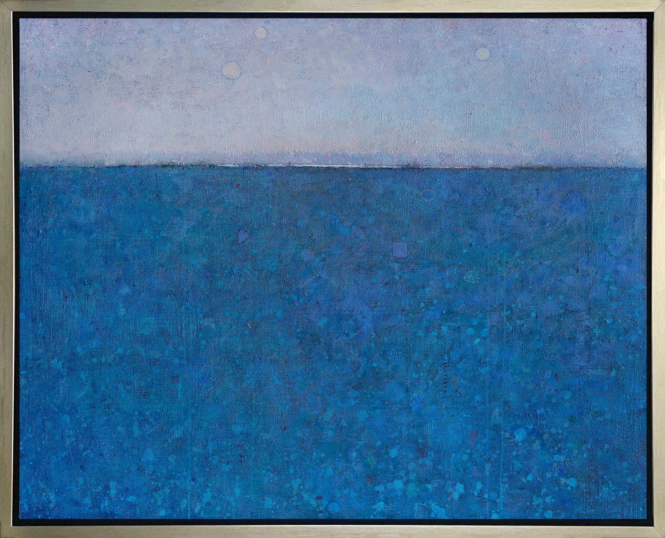 Elwood Howell Abstract Print - "Three Moons, " Limited Edition Giclee Print, 16" x 20"