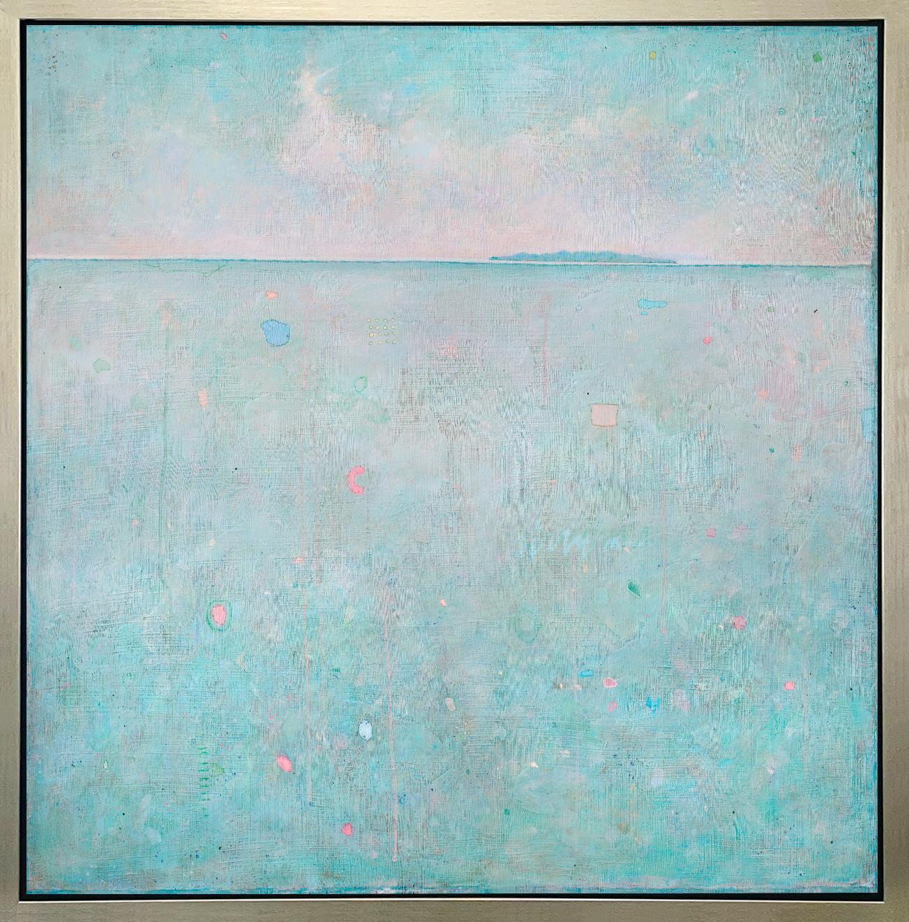 Elwood Howell Abstract Print - "Time Out, " Limited Edition Giclee Print, 36" x 36"