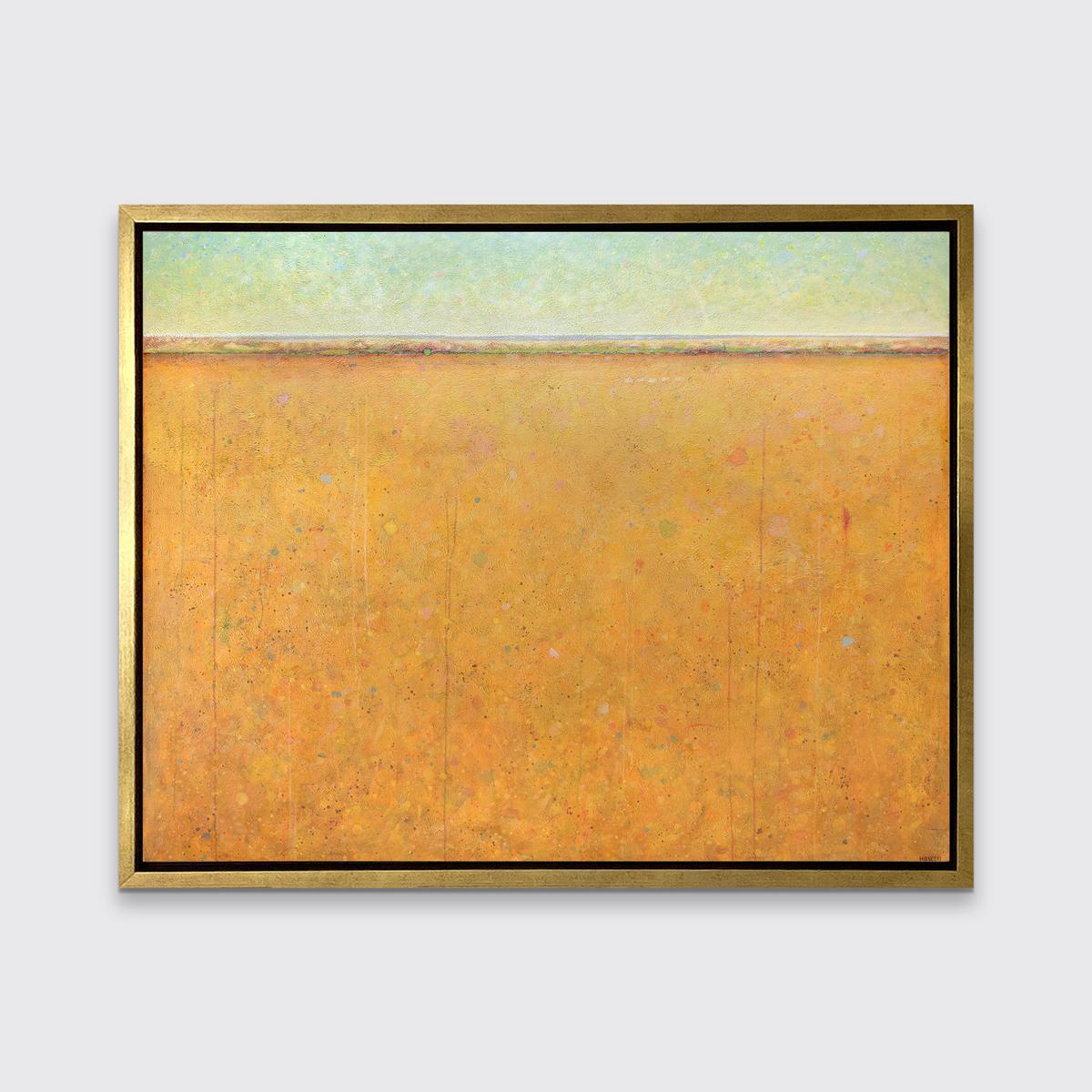« Two Green Hearts », Tirage giclée en édition limitée, 40,6 cm x 50,8 cm - Marron Abstract Print par Elwood Howell