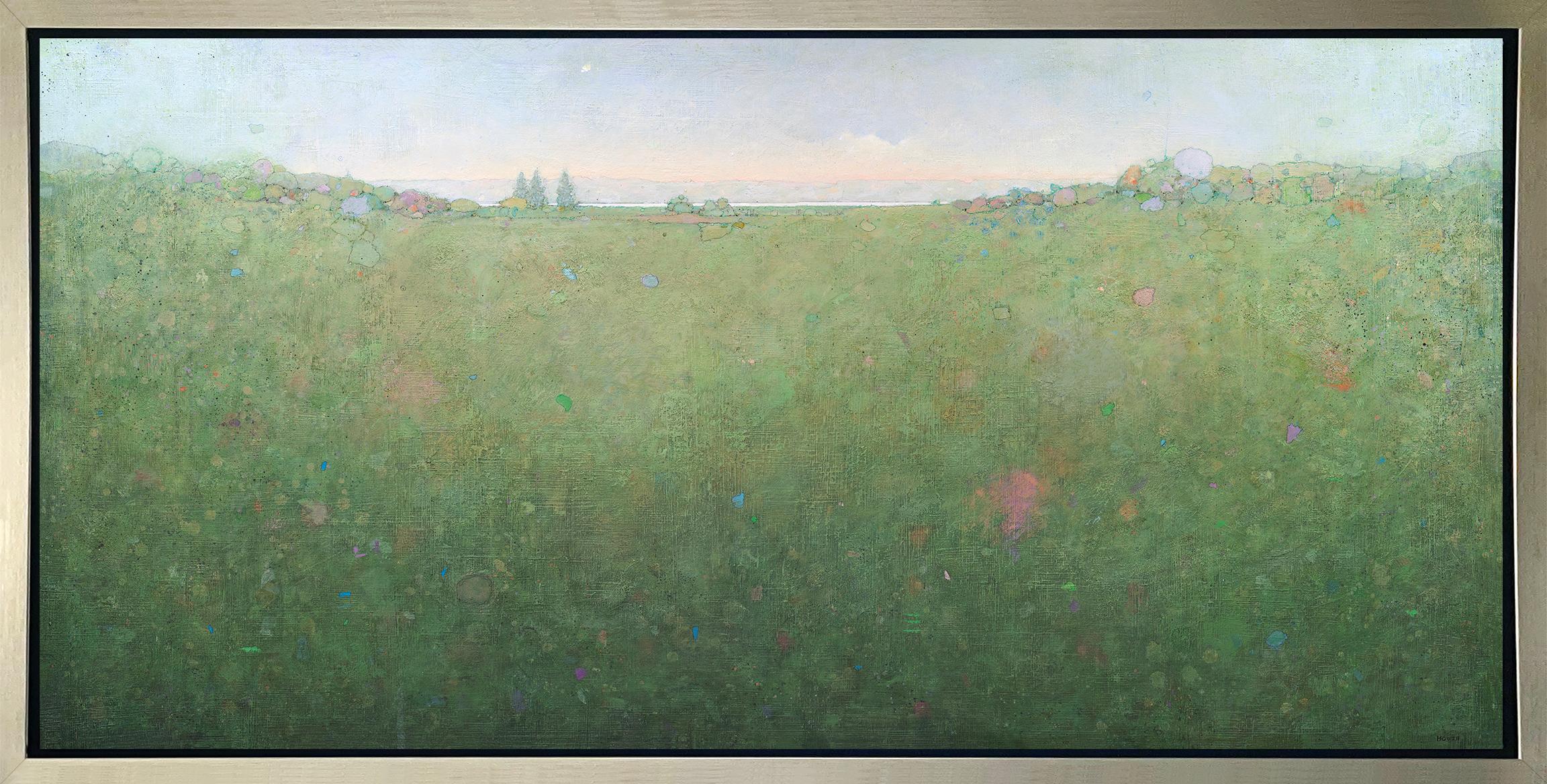 Landscape Print Elwood Howell - ""Viridis", Édition limitée Impression giclée, 12"" x 24""