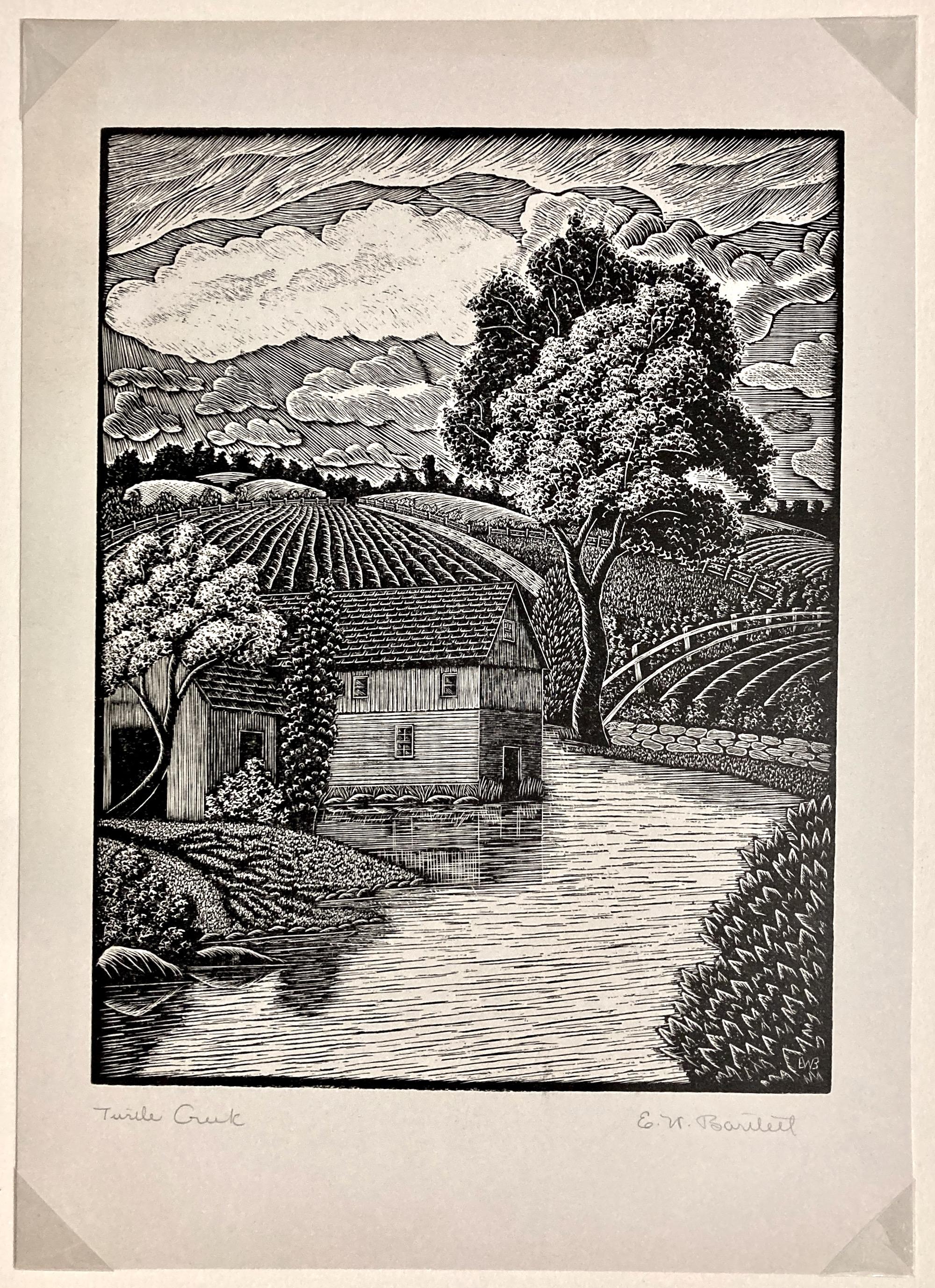 Elwood Warren Bartlett stammt aus Wisconsin und arbeitete auch in Indiana. Turtle Creek (natürlich benannt nach den vielen Schildkröten) liegt im südöstlichen Teil von Wisconsin. Es ist jetzt ein ausgewiesenes Wildnisgebiet.

Weitgehend