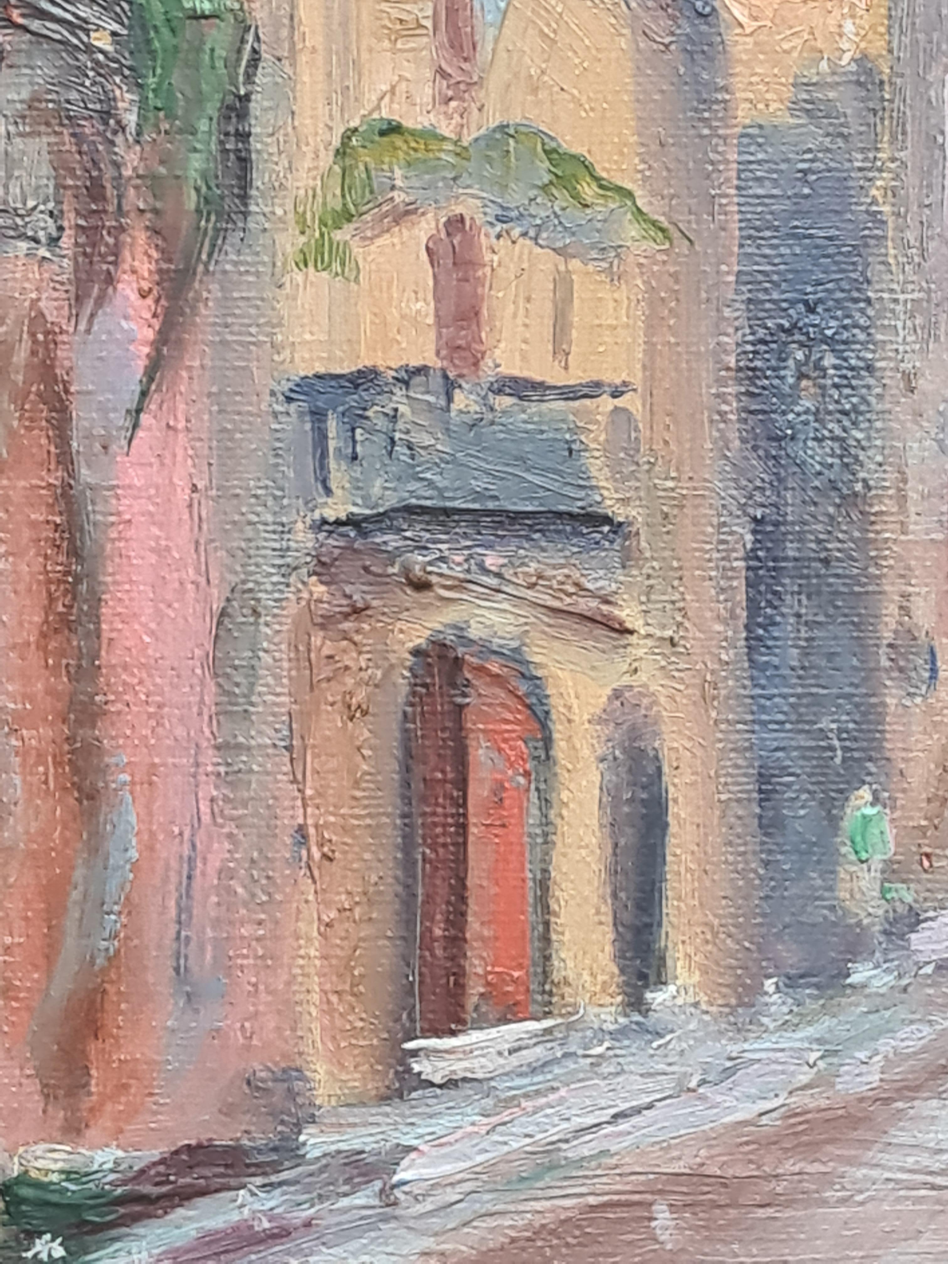 Collioure, eine mediterrane Straßenszene und die Church of Notre Dame des Anges im Angebot 5