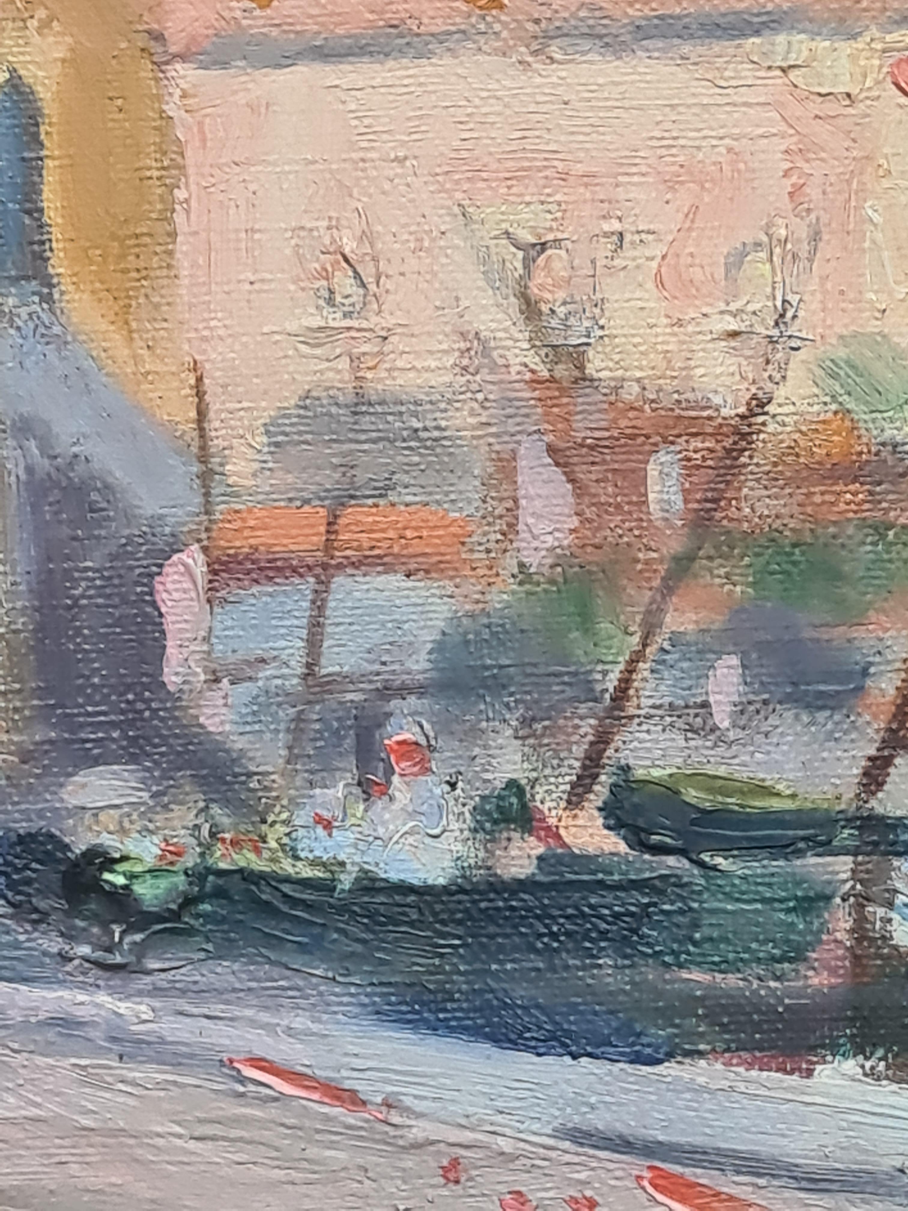 Collioure, eine mediterrane Straßenszene und die Church of Notre Dame des Anges im Angebot 4