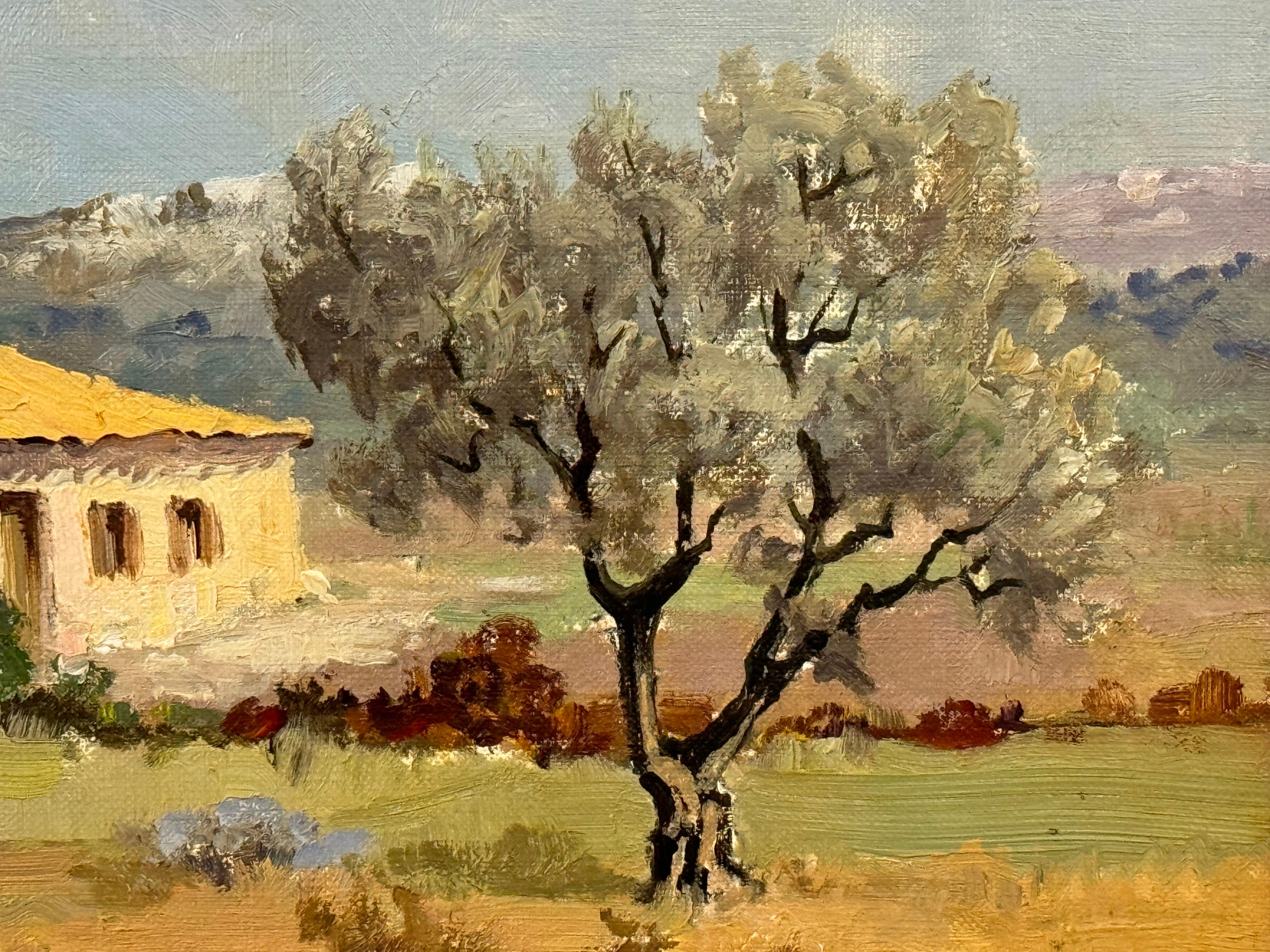 Pequeña granja en el sur de Francia por el artista francés Ely Laumonier (1895-1960) en venta 14