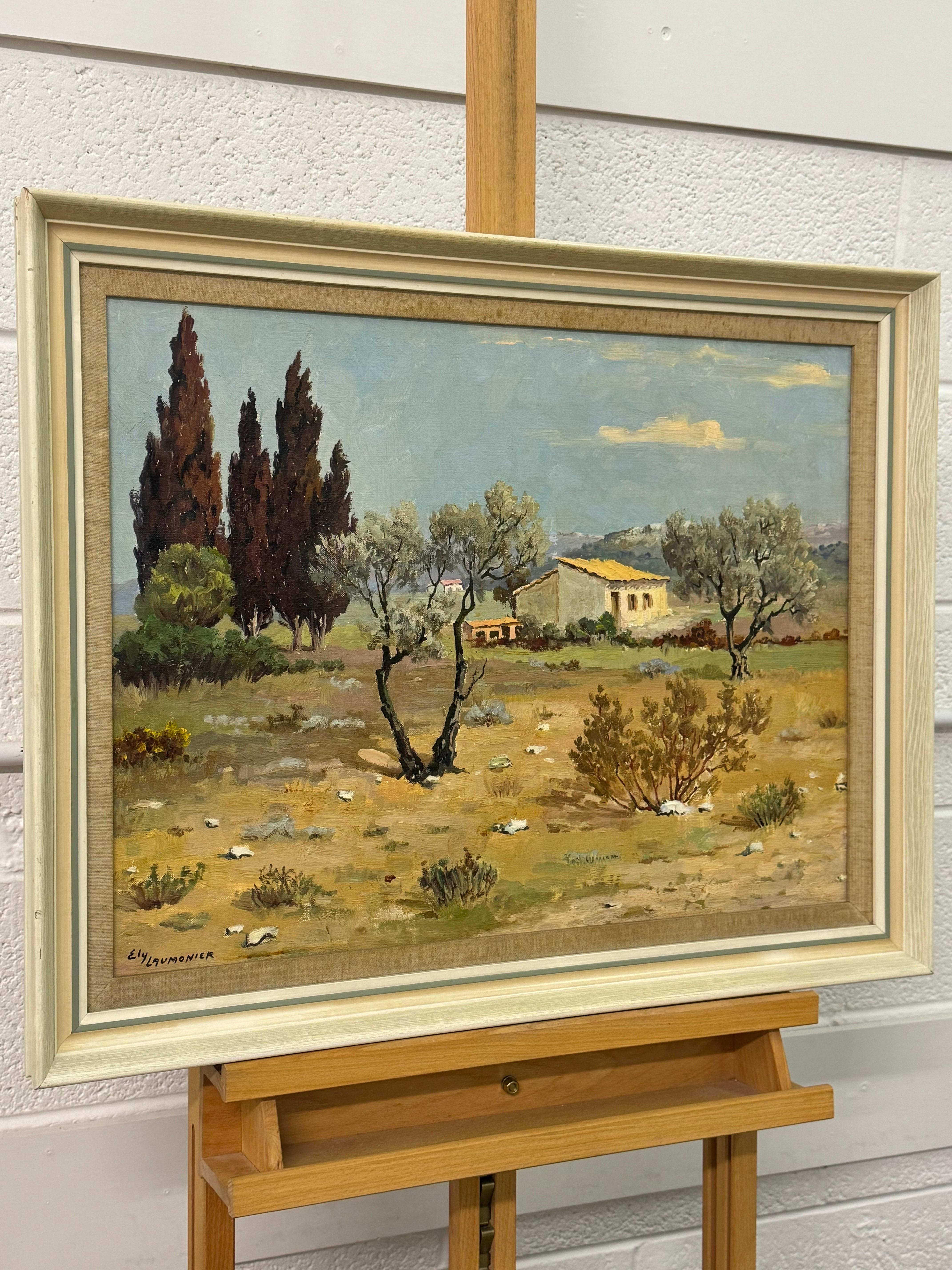 Pequeña granja en el sur de Francia por el artista francés Ely Laumonier (1895-1960) en venta 1