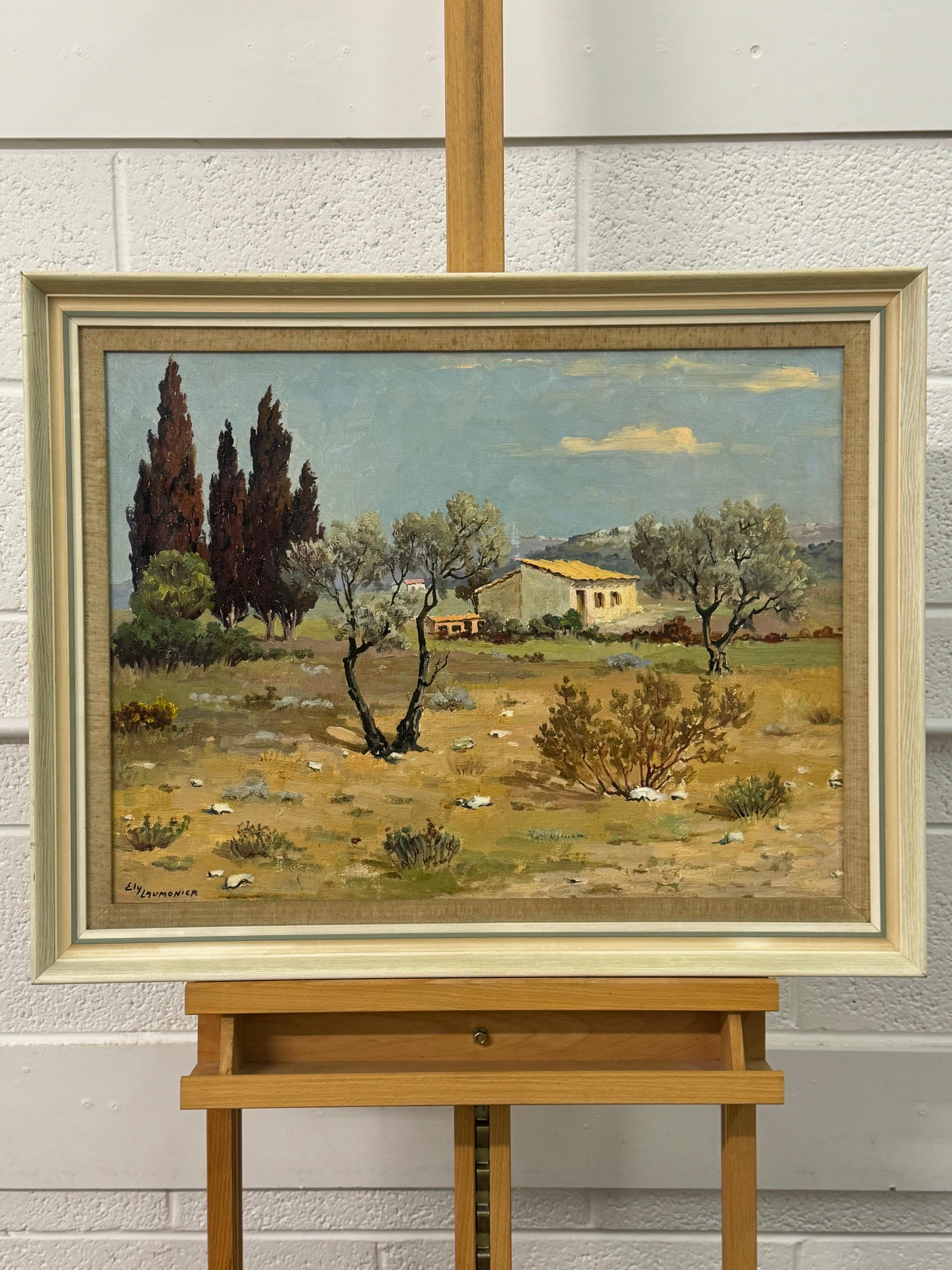 Pequeña granja en el sur de Francia por el artista francés Ely Laumonier (1895-1960) en venta 2