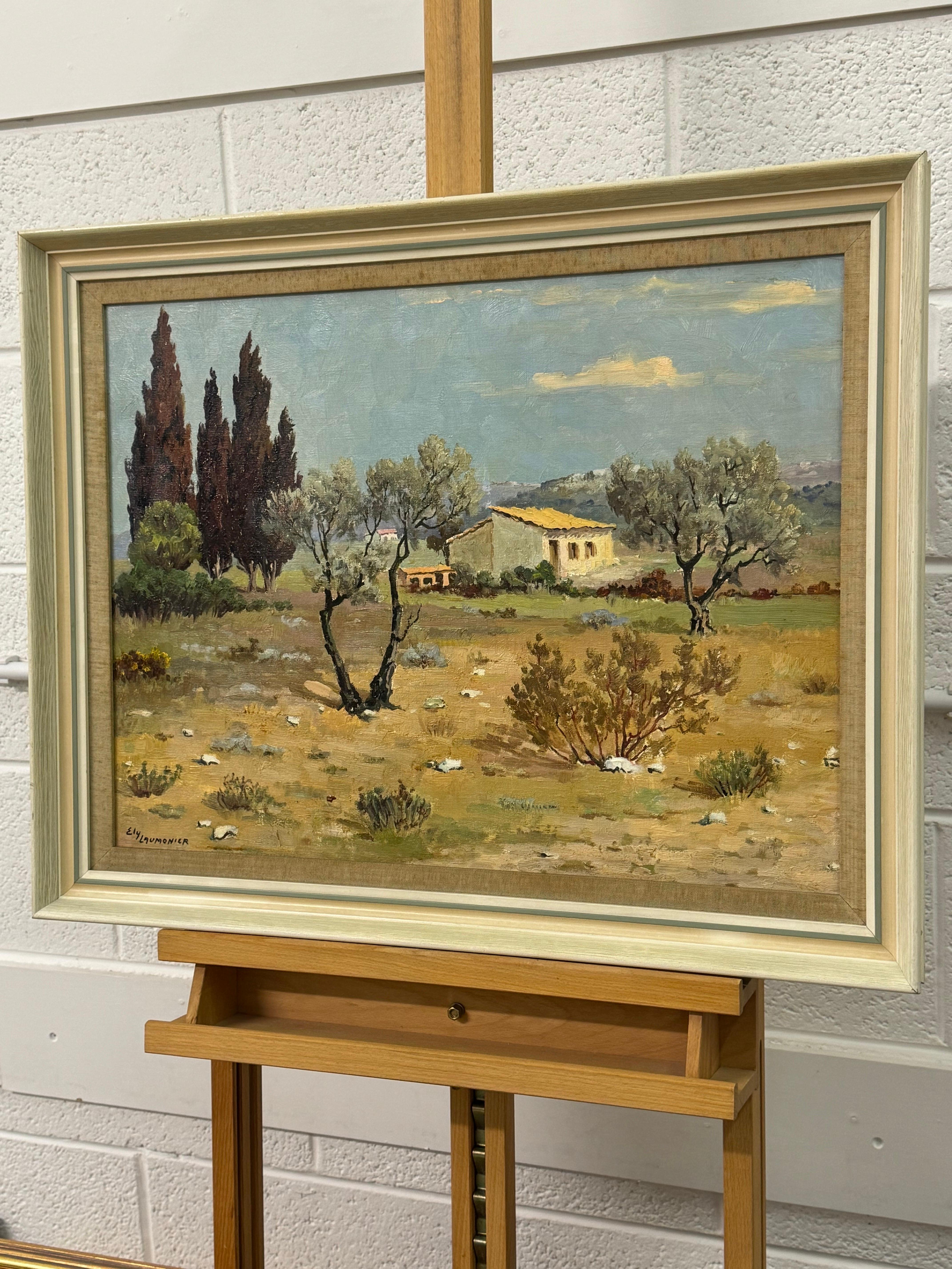 Pequeña granja en el sur de Francia por el artista francés Ely Laumonier (1895-1960) en venta 3